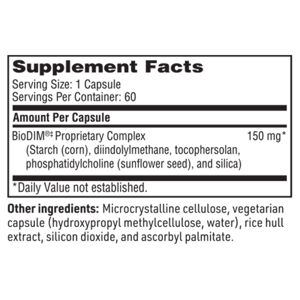 BioDIM® (150 mg) 60 capsules by Klaire Labs