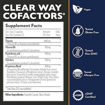 ClearWay Cofactors 75 caps