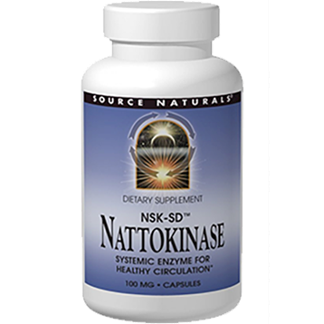 Nattokinase 100mg 60 caps Source Naturals