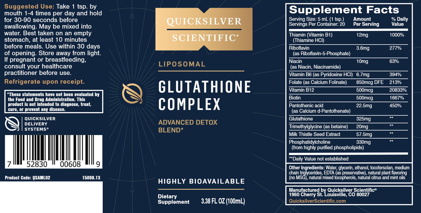 Glutathione Complex 3.38 fl oz