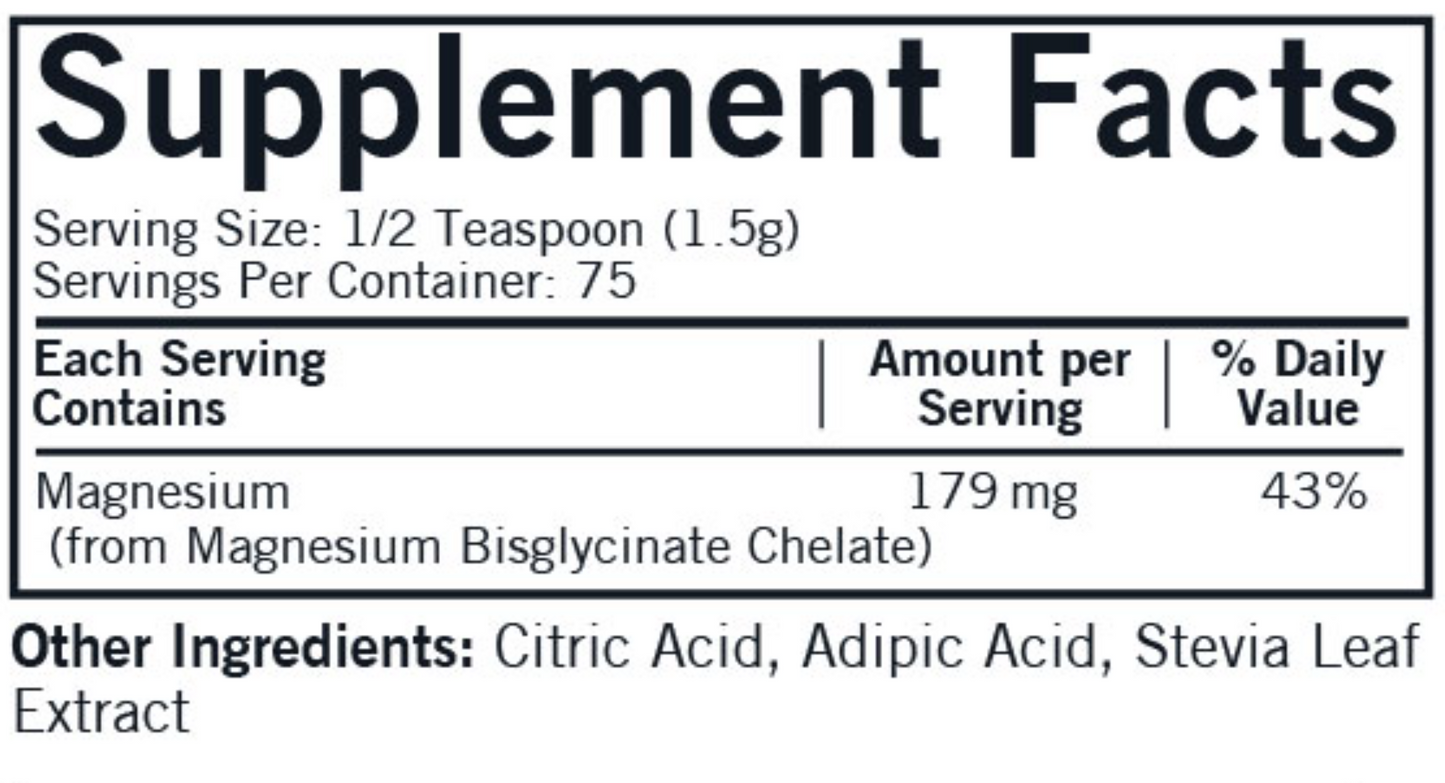 Buffered Magnesium Bisglycinate (Bio-Max Series) powder by Kirkman Labs