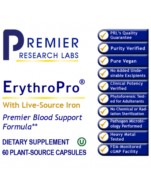 ERYTHROPRO 60 capsules by Premier Research Labs