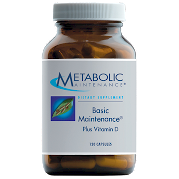 Basic Maintenance w/ Vit D 120 vcaps  by Metabolic Maintenance