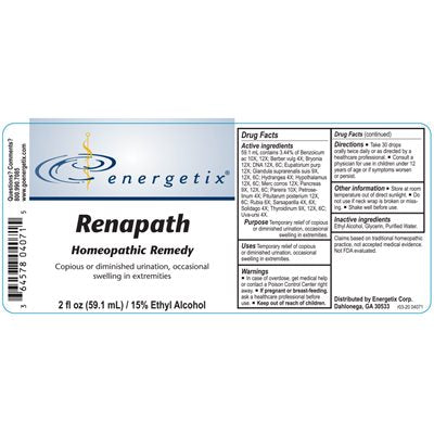 Renapath 2 oz. by Energetix