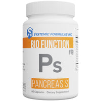 Ps - Pancreas S by Systemic Formulas