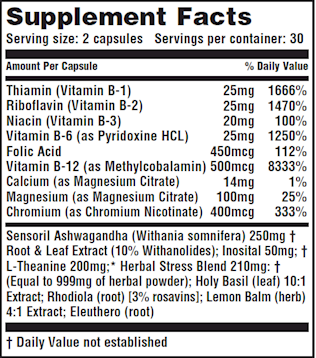 Stress Ease by American Nutriceuticals  30 caps