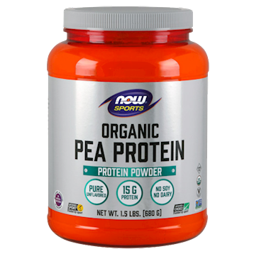 Organic Pea Protein 1.5 lbs by NOW