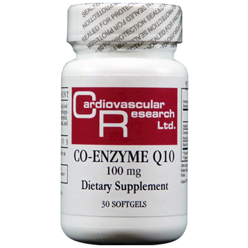 Co-Enzyme Q10 100 mg 30 softgels by Ecological Formulas