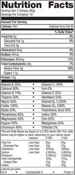 Ultra Meal Rice Natural Vanilla: Metagenics: 22 oz by Metagenics