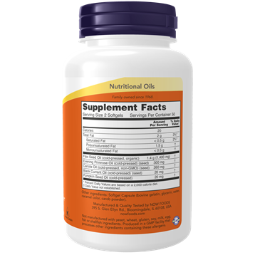 Omega 3-6-9 1000 mg 100 softgels by NOW