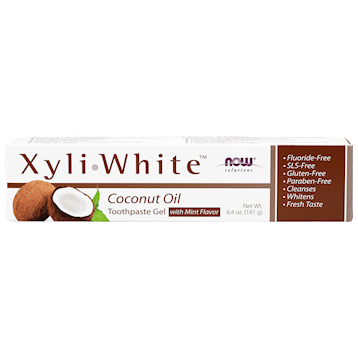 XyliWhite Coconut Oil Toothpaste 6.4 oz by NOW