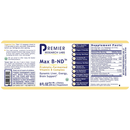 Max B-ND™ by Premier Research Labs