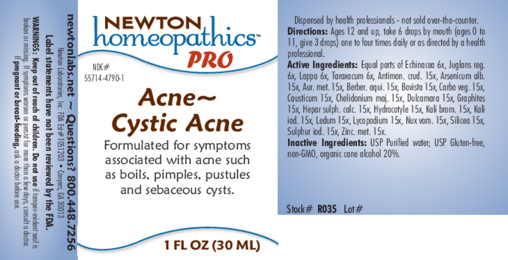 Acne-Cystic Acne by Newton Laboratories Inc