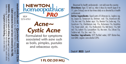 Acne-Cystic Acne by Newton Laboratories Inc