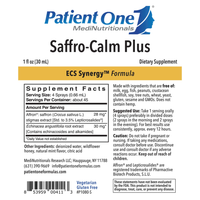 Saffro-Calm Plus by Patient One MediNutritionals
