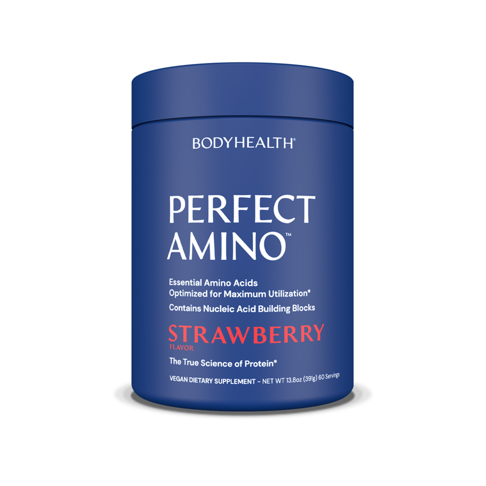 PerfectAmino Powder, Strawberry by BodyHealth