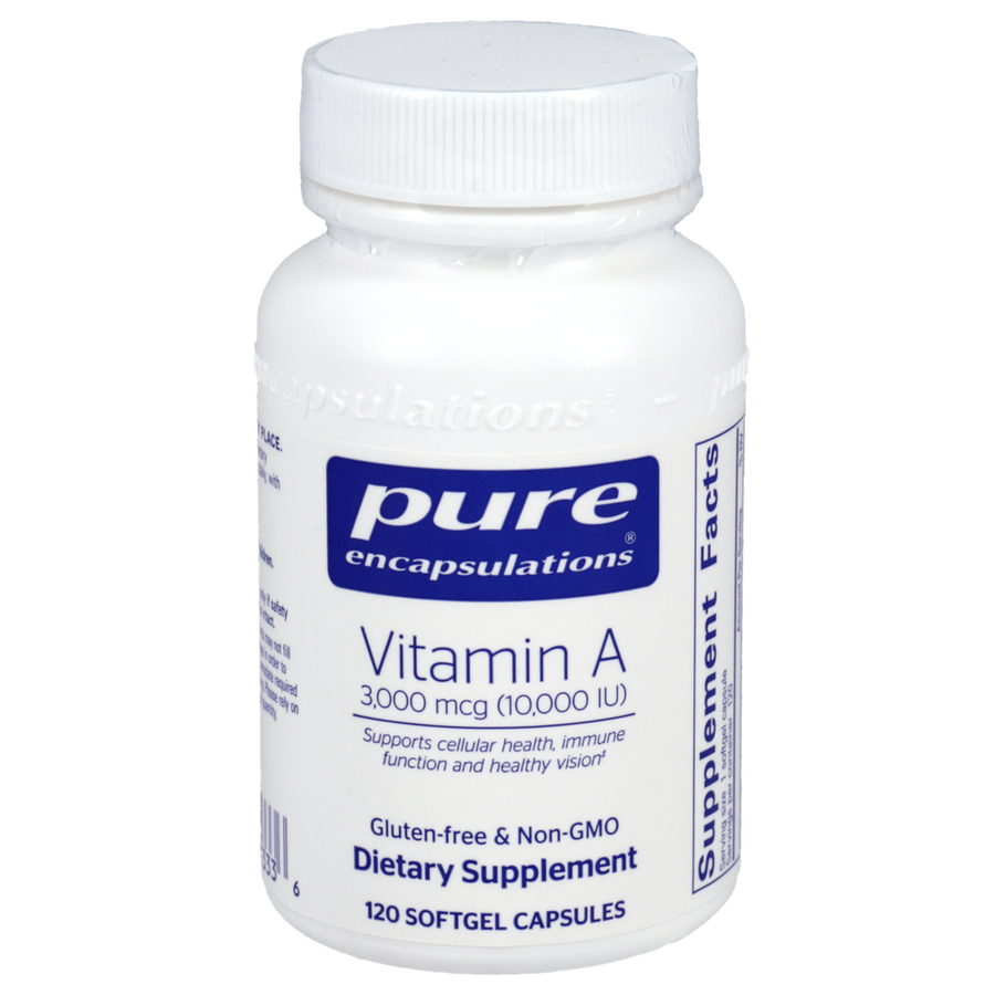 Vitamin A 3,000mcg (10,000IU) by Pure Encapsulations