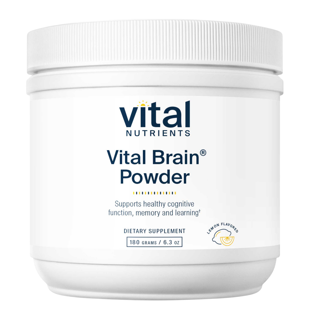 Vital Brain® Powder with GPC, ALC, and PS, Lemon Flavor Vital Nutrients