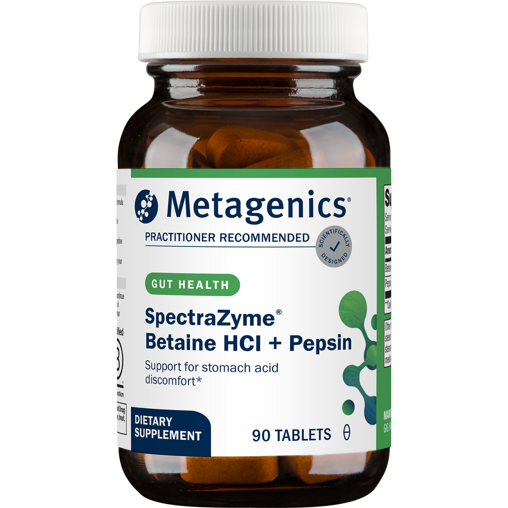 SpectraZyme® Betaine HCI + Pepsin Metagenics