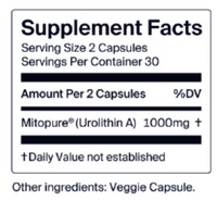 Cellular Longevity PRO, Mitopure (Urolithin A) 1000mg by Timeline