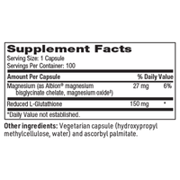 Reduced L-Glutathione (150 mg)