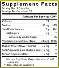 Rescue Plus® Mood & Stress Support Gummy, Orange by Nelson Bach