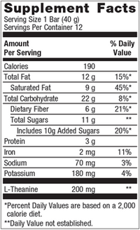 Ultra Calm® Bar Chocolate Coconut (12 bars/box) by Metagenics