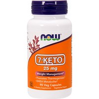 7-KETO 25 mg 90 vcaps by NOW