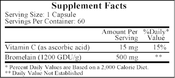 Inflazyme 60 caps by Ecological Formulas