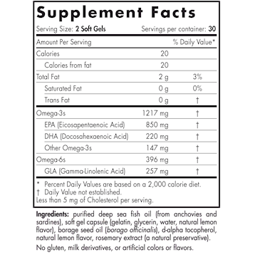 ProEPA w/Concentrated GLA 60 softgels