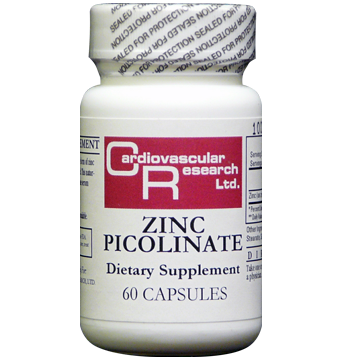 Zinc Picolinate 60 caps 25 mg by Ecological Formulas