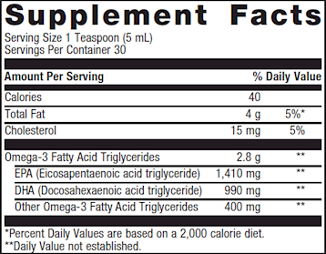 OmegaGenics® EPA-DHA 2400 Liquid (30 servings) by Metagenics