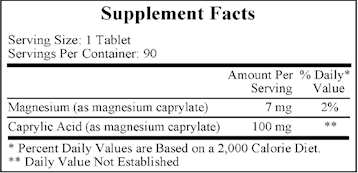 Caprystatin 90 tabs by Ecological Formulas