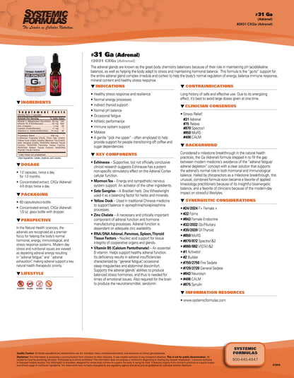 Ga Adrenal by Systemic Formulas