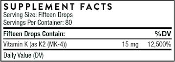 Vitamin K2 Liquid by Thorne