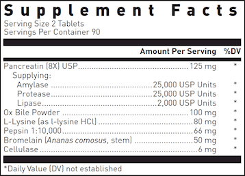 Ultrazyme 180 tabs