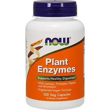 Plant Enzymes 120 vcaps by NOW