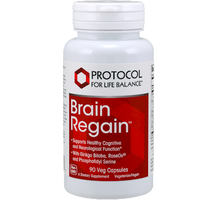 Brain Regain 90 vegcaps By Protocol For Life Balance by Protocol for Life