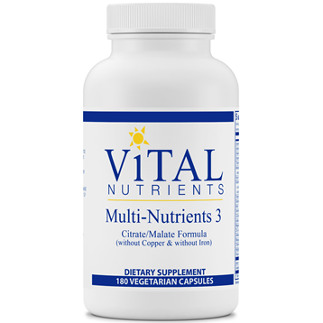 Multi-Nutrients 3 Cit/Mal 180vcaps by Vital Nutrients