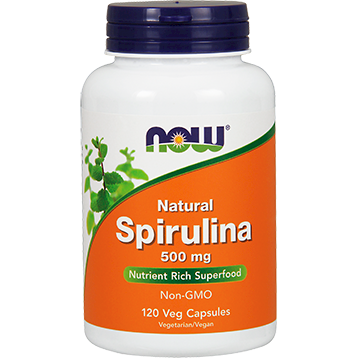 Spirulina 500 mg 120 vcaps by NOW