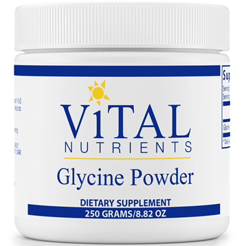 Glycine Powder 250 grams/8.82 oz by Vital Nutrients