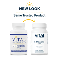 L-Theanine 200 mg 60 vegcaps by Vital Nutrients