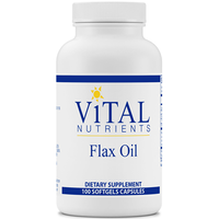 Flax Oil 100 softgels by Vital Nutrients