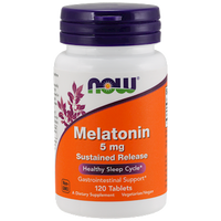 Melatonin 5 mg SR 120 tabs by NOW