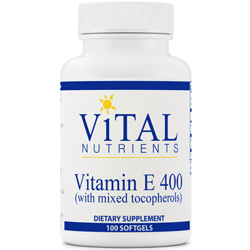 Vitamin E 400 100 gels by Vital Nutrients