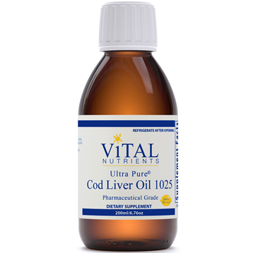 Ultra Pure Cod Liver Oil 1025 200ml by Vital Nutrients