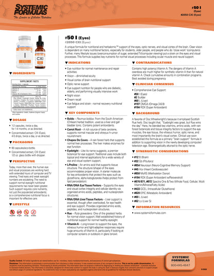 I – Eyes by Systemic Formulas