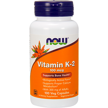 Vitamin K-2 100 mcg 100 vegcaps by NOW