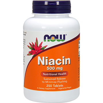 Niacin 500 mg 250 tabs by NOW