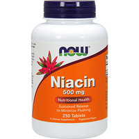 Niacin 500 mg 250 tabs by NOW